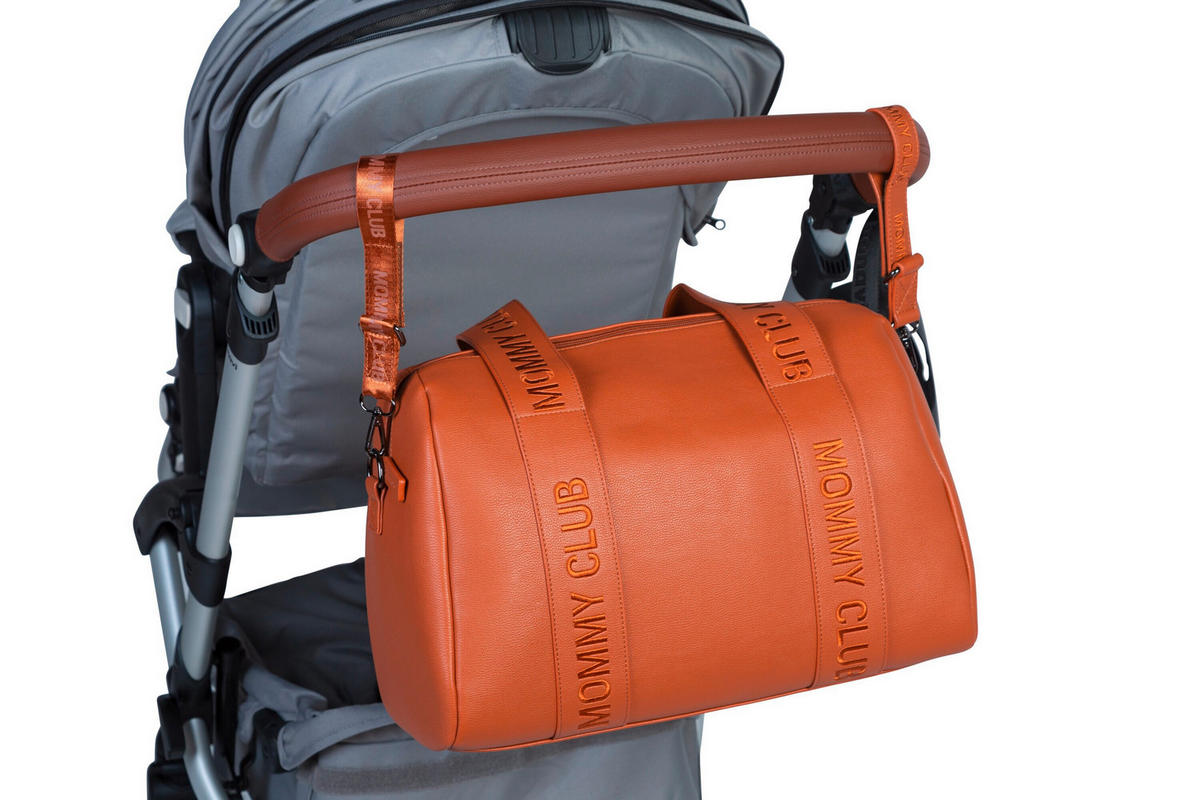 WICKELTASCHE Mommy Club Vegan Leder Braun  - Schwarz/Braun, KONVENTIONELL, Kunststoff (38/21/27cm) - Childhome