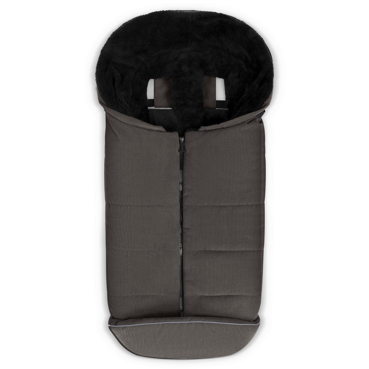 FUßSACK Winterfußsack  - Grau, Basics, Textil (98/47/8cm) - ABC Design