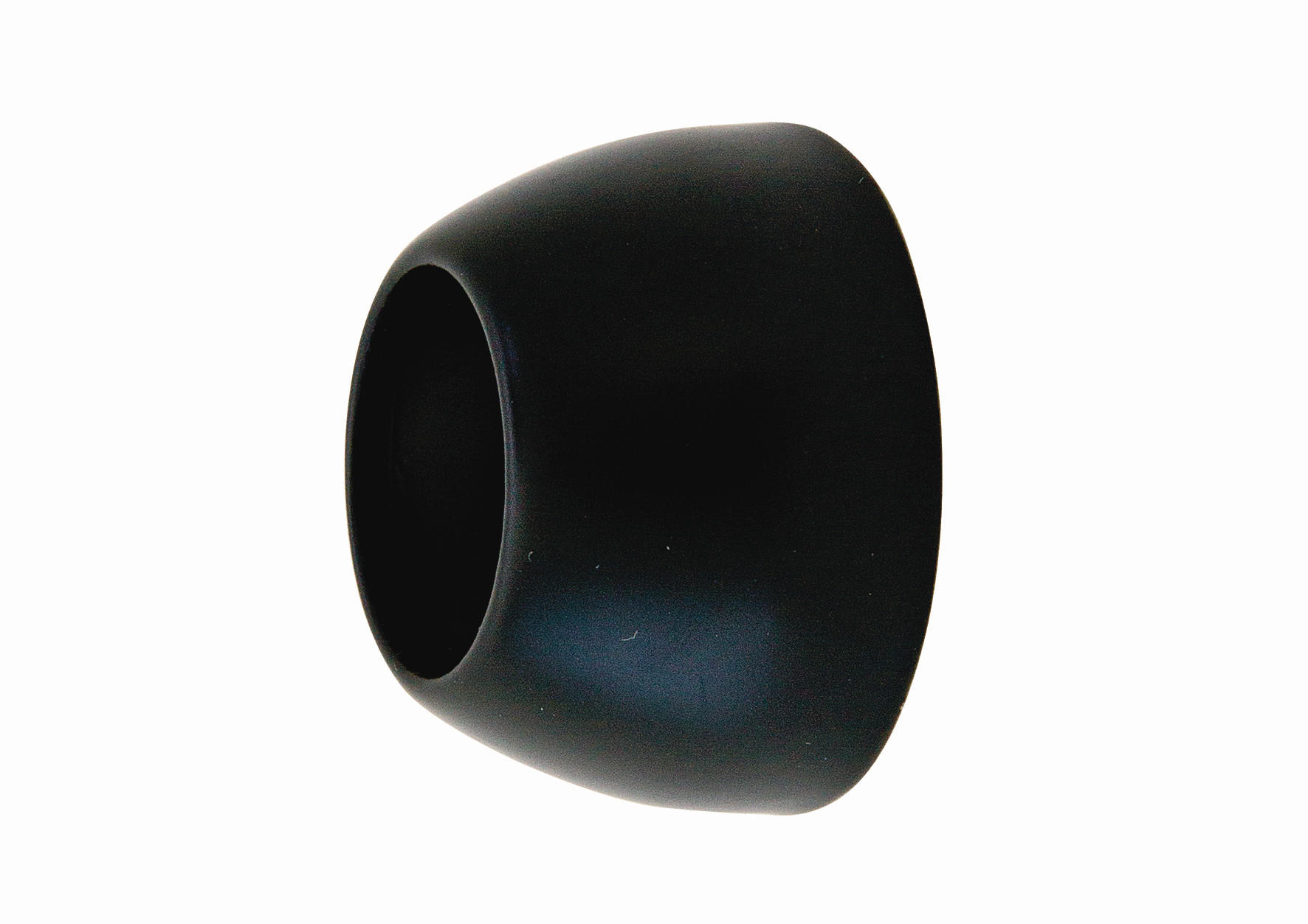 SUPORT CAPĂT DE BARĂ  - negru, Basics, metal (20cm) - Homeware