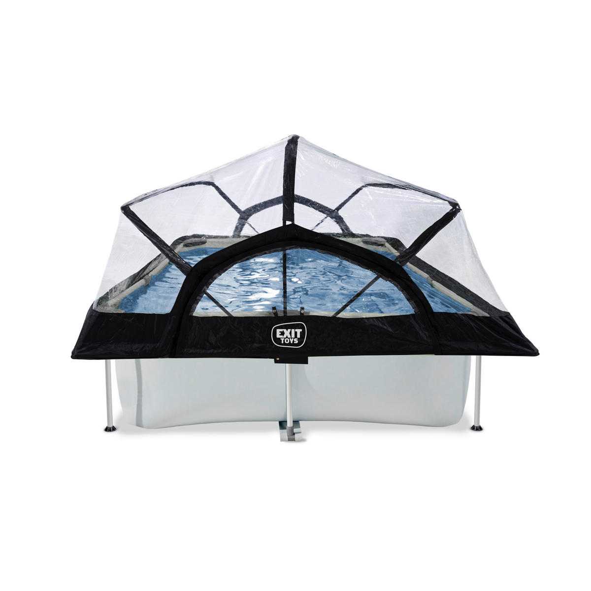 POOL SET 300/200/65 cm  - grå, Klassisk, plast (300/200/65cm) - EXIT Toys