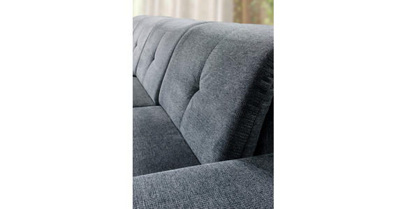WOHNLANDSCHAFT  in Chenille Dunkelgrau  - Dunkelgrau/Grau, KONVENTIONELL, Kunststoff/Textil (188/340/240cm) - Carryhome