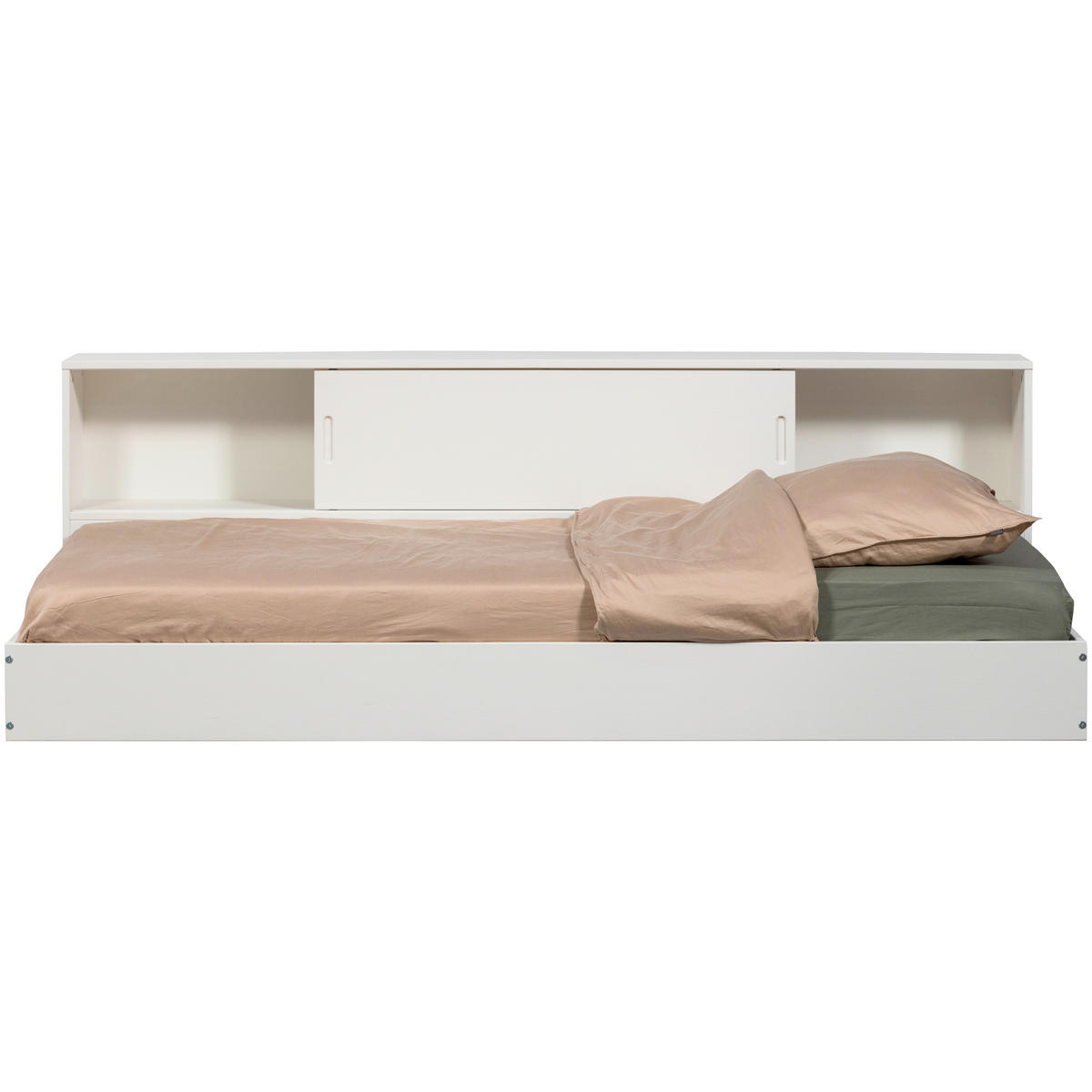 BODENBETT. - Weiß, Basics, Holz (90/200cm) - MID.YOU