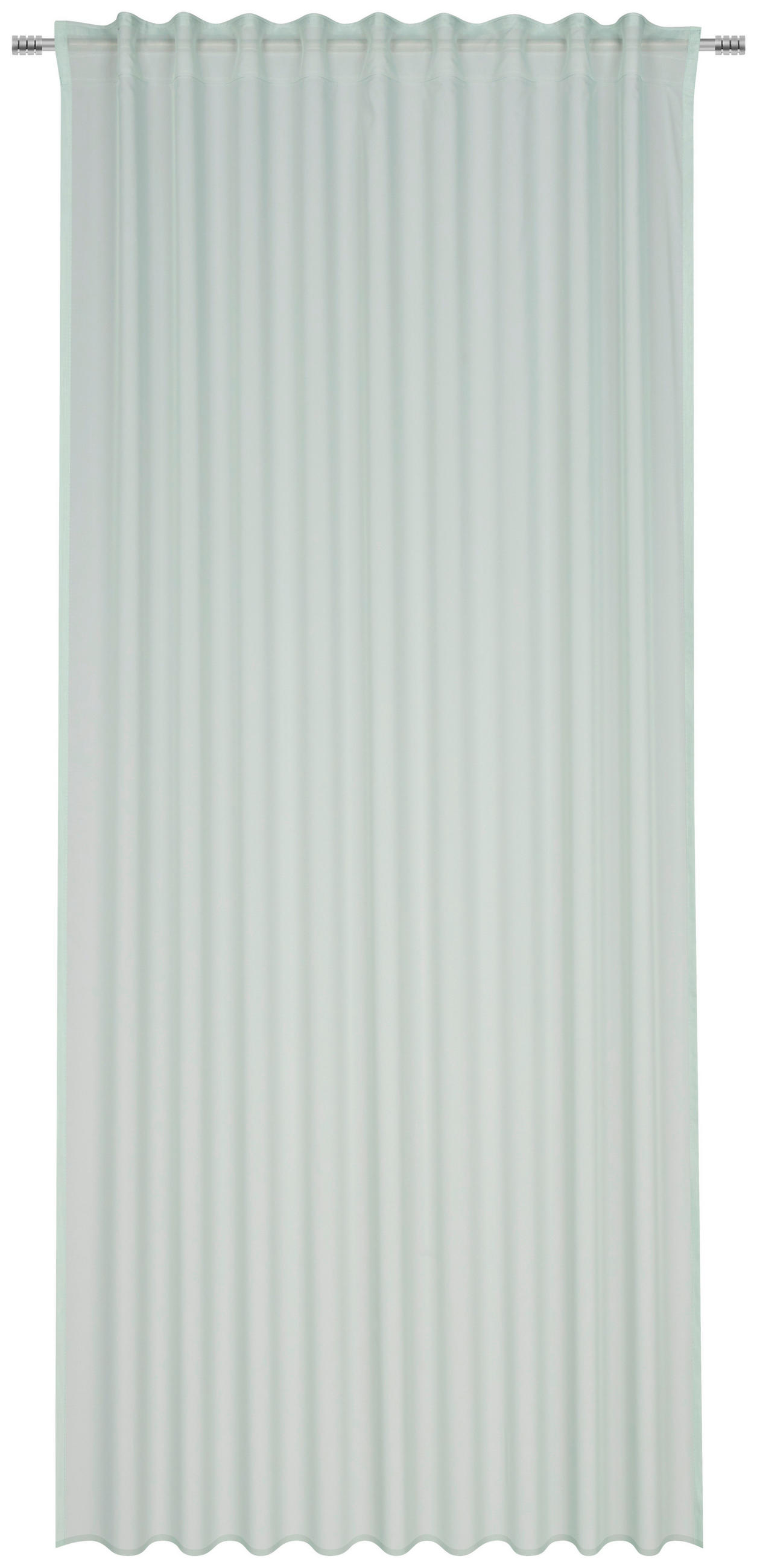 KONČANA ZAVESA  prosojno  140/245 cm   - meta zelena, Basics, tekstil (140/245cm) - Esposa
