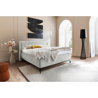 POLSTERBETT 180/200 cm, inkl.  in Taupe  - Taupe/Schwarz, MODERN, Textil/Metall (180/200cm) - MID.YOU