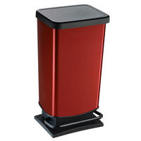 ODPADKOVÝ KÔŠ  40 l - červená, Basics, plast (35,3/29,5/67,6cm) - Rotho
