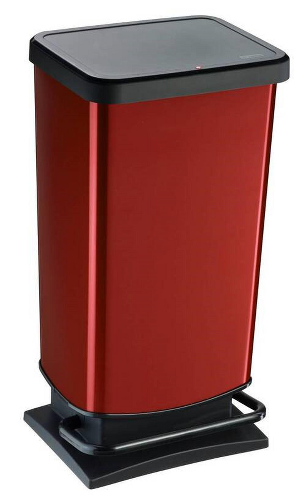 ODPADKOVÝ KÔŠ  40 l - červená, Basics, plast (35,3/29,5/67,6cm) - Rotho