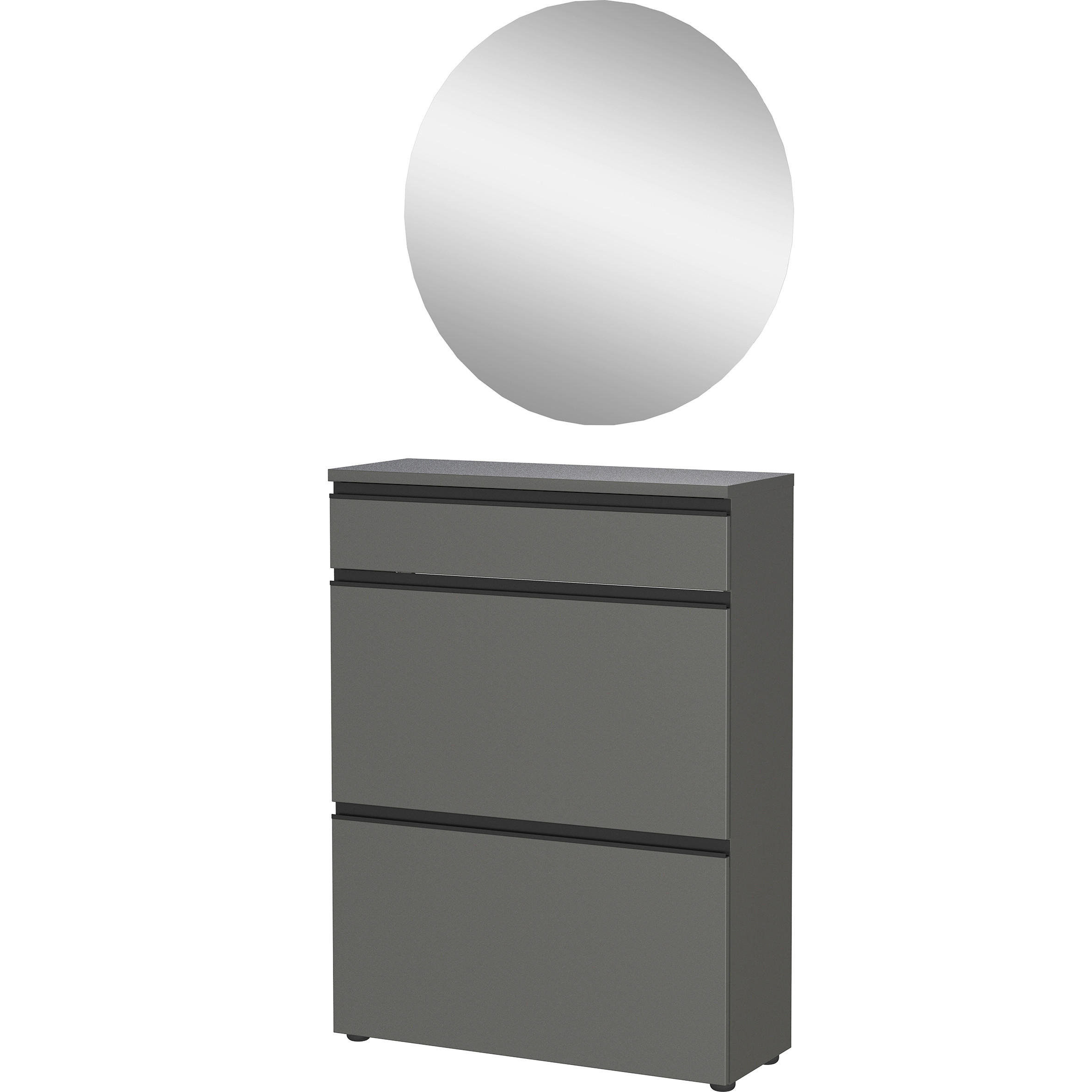 Mid.you Garderobe Gw-Baldone Graphit 80x200x29 cm