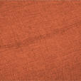 3-SITZER-SOFA Struktur Orange  - Schwarz/Orange, Design, Textil/Metall (205/76-97/102cm) - Novel