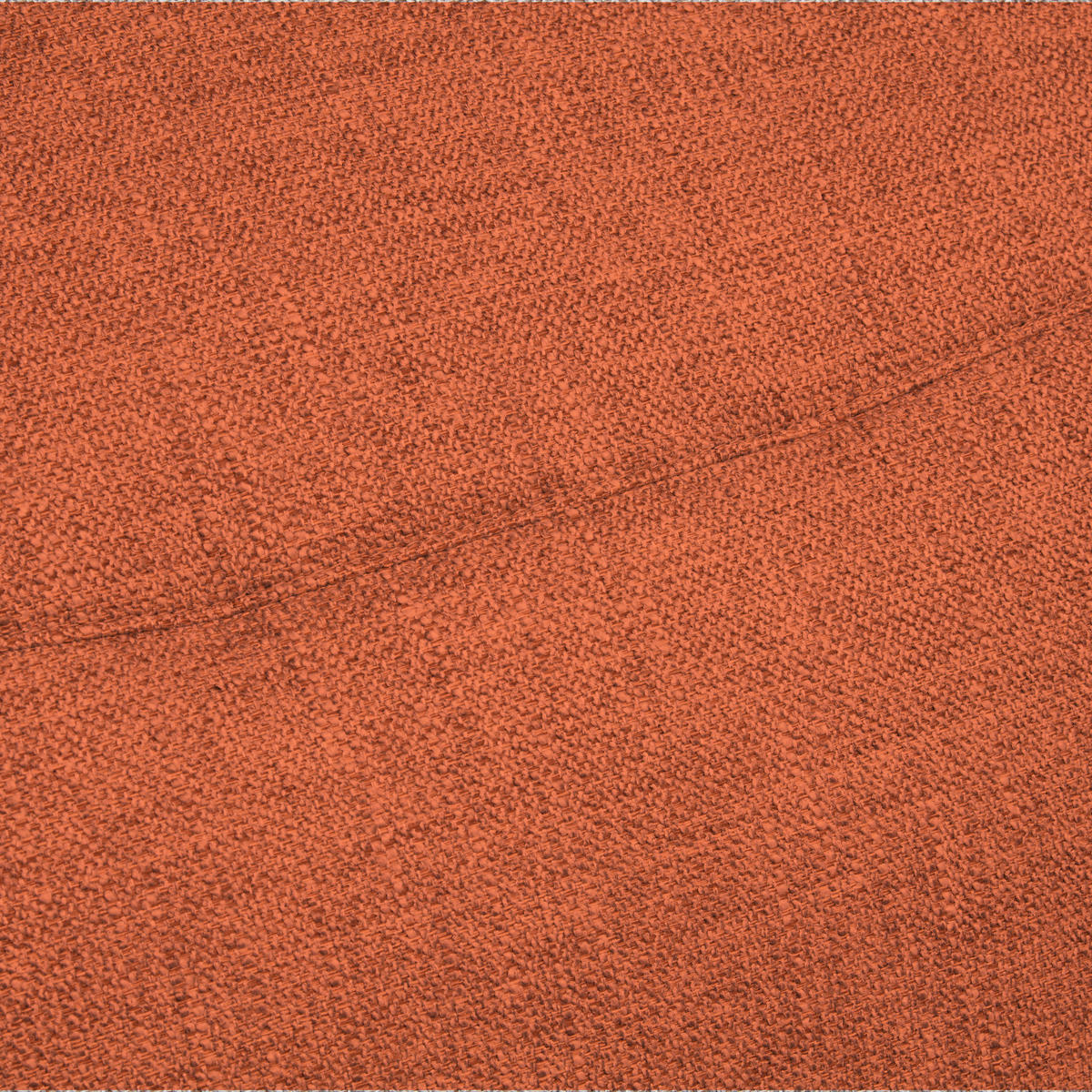 3-SITZER-SOFA in Struktur Orange  - Schwarz/Orange, Design, Textil/Metall (205/76-97/102cm) - Novel