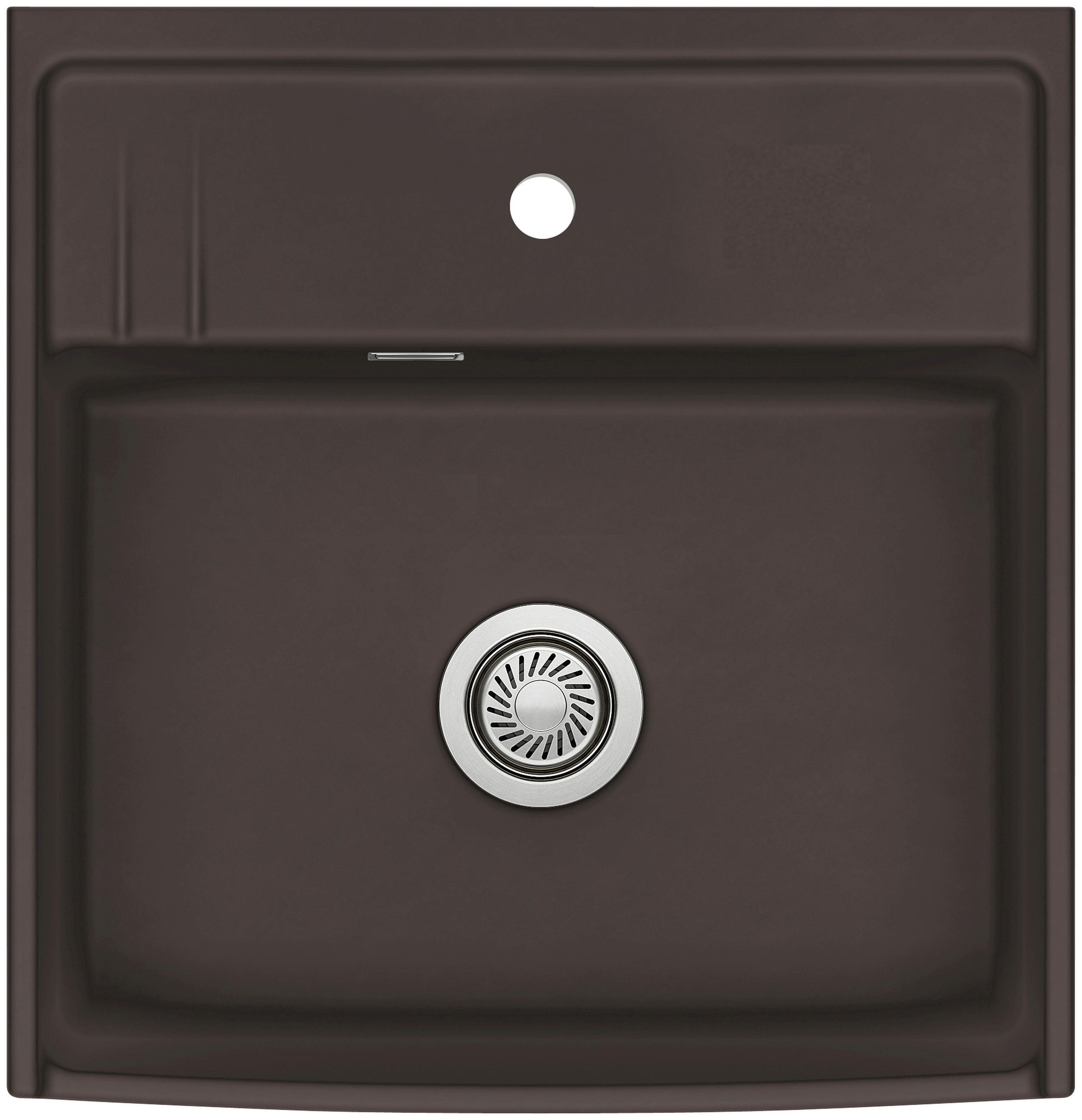 SPÜLE Kentro 60 / 59930165  - Dunkelbraun, Basics, Keramik (59,5/20,0/61,8cm) - Systemceram