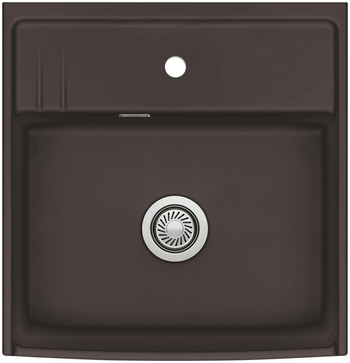 SPÜLE Kentro 60 / 59930165  - Dunkelbraun, Basics, Keramik (59,5/20,0/61,8cm) - Systemceram