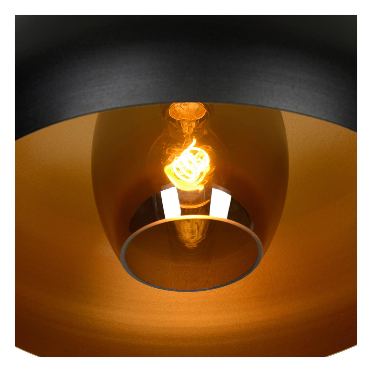 DECKENLEUCHTE    38/38/22.5 cm  - Lifestyle, Metall (38/38/22.5cm) - Lucide