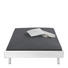 BETT - Chromfarben/Weiß, MODERN (140/200cm) - XORA