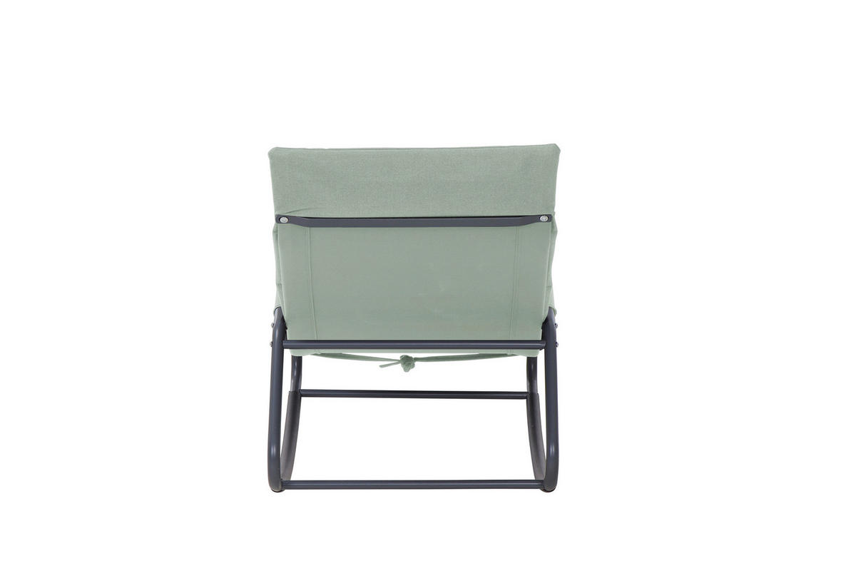 GARTEN-RELAXLIEGE 57/81/143 cm  - Grün, KONVENTIONELL, Kunststoff/Textil (57/81/143cm) - Siena Garden