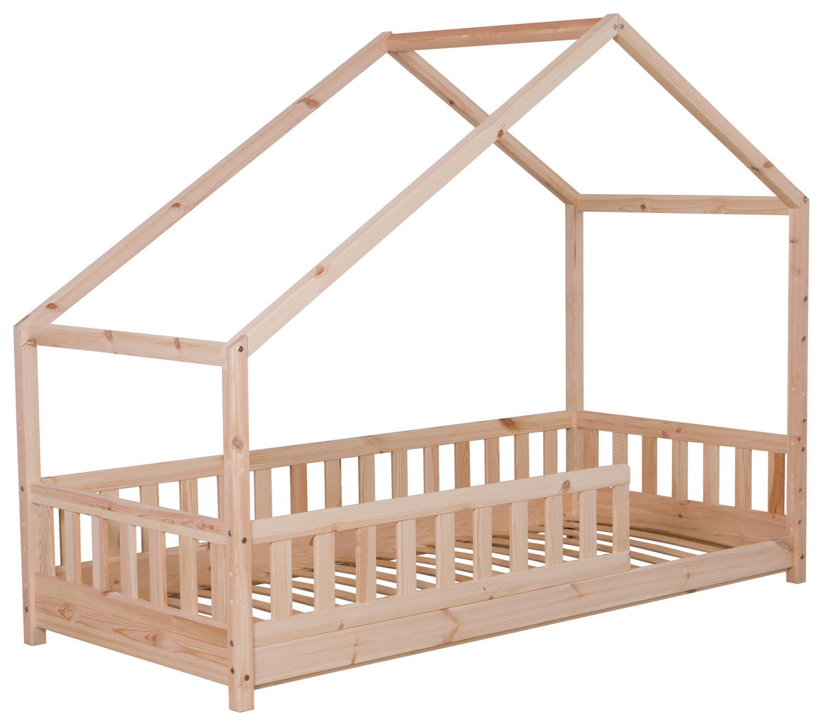HAUSBETT 120/200 cm Naturfarben  - Naturfarben, Modern, Holz (120/200cm) - MID.YOU
