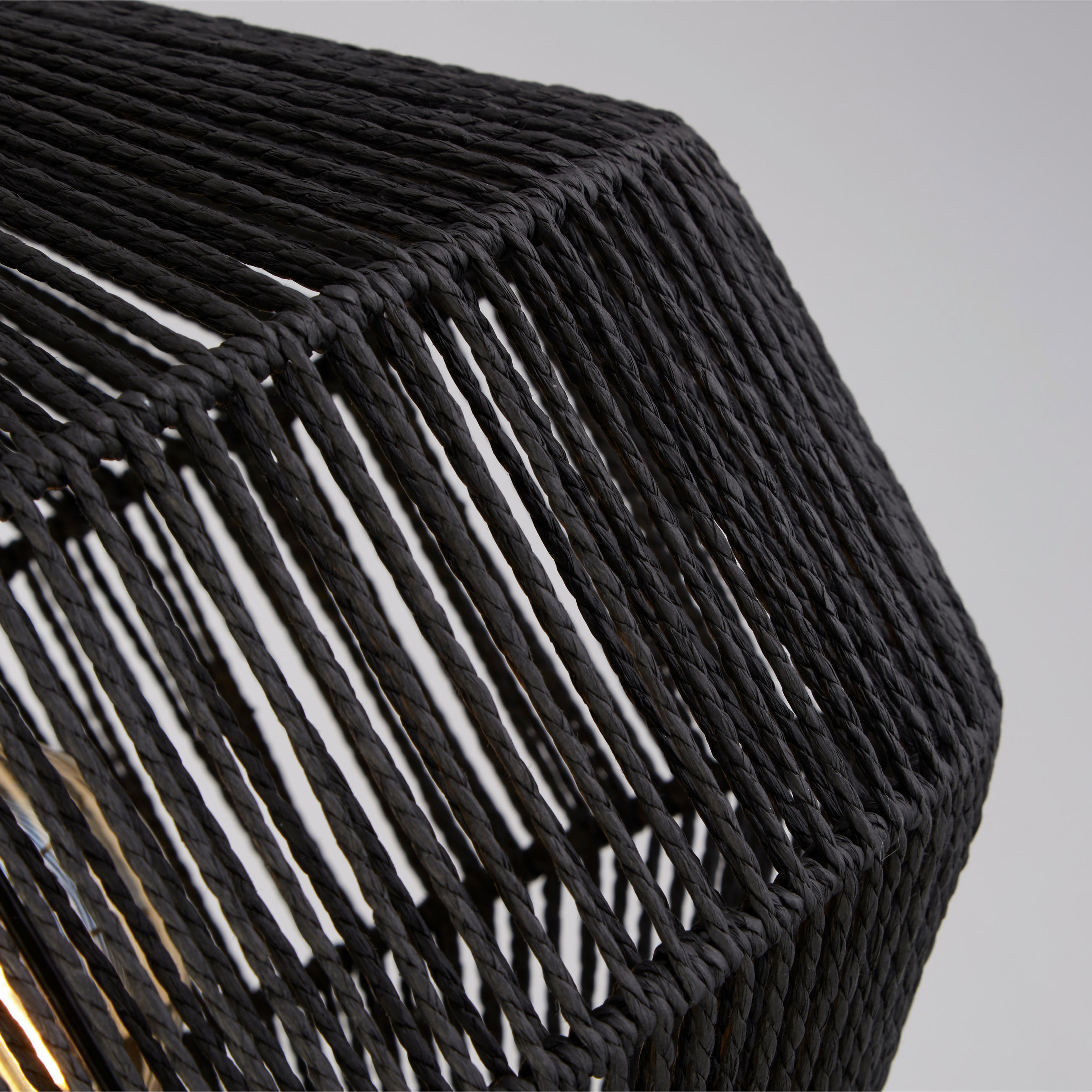 GOLVLAMPA Wicker 41/155 cm    - svart, Basics, metall/textil (41/155cm)