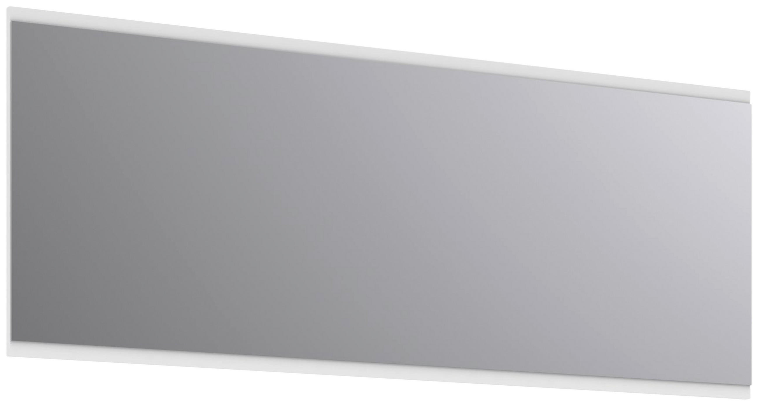 STENSKO OGLEDALO, 136/53/2 cm leseni material  - bela, Moderno, leseni material (136/53/2cm) - Voleo