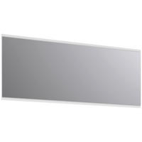 STENSKO OGLEDALO, 136/53/2 cm leseni material  - bela, Moderno, leseni material (136/53/2cm) - Voleo