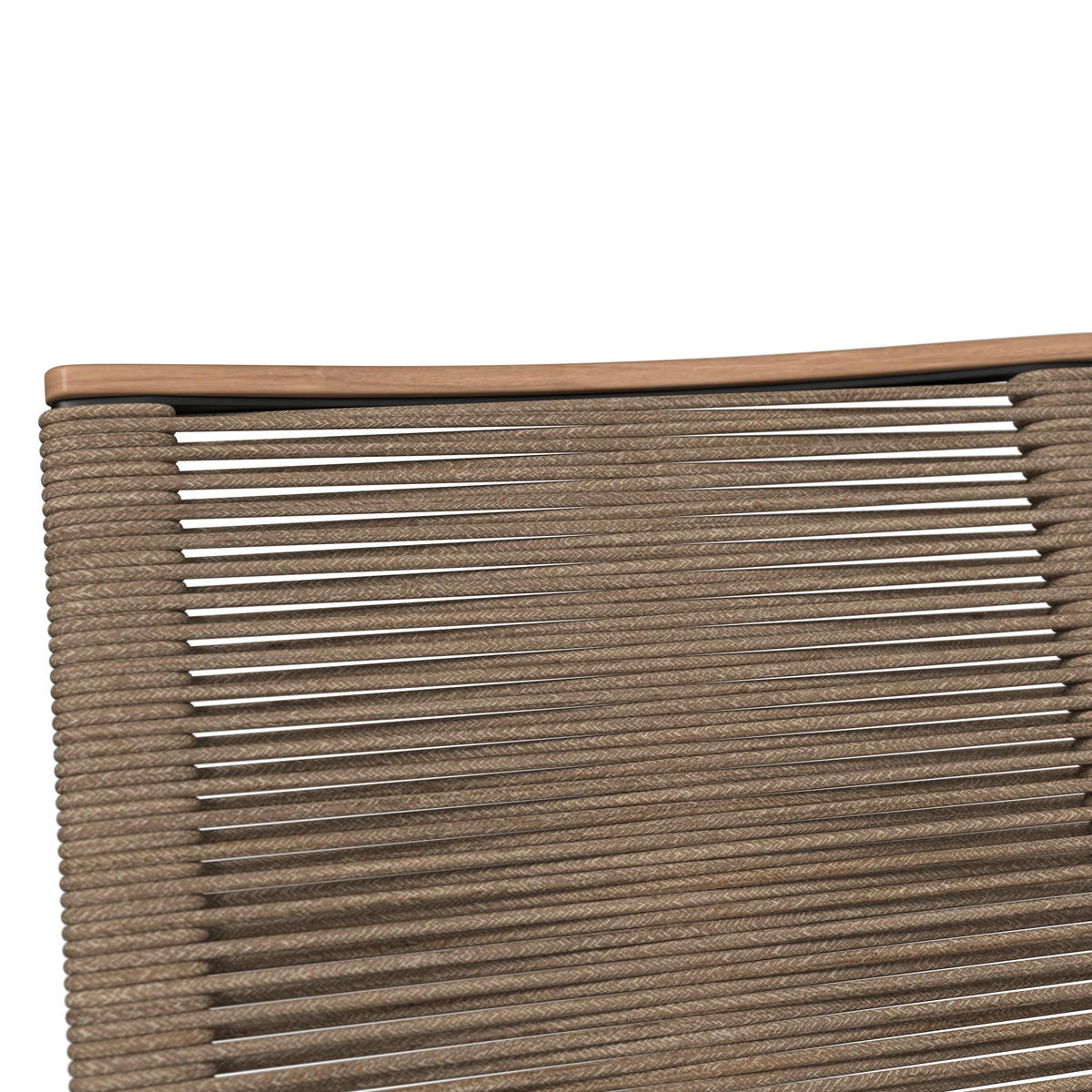 STAPELSESSEL Teakholz Aluminium Anthrazit, Sandfarben, Teakfarben  - Sandfarben/Anthrazit, Design, Holz/Textil (56/90/66cm) - Amatio