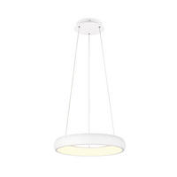 ZÁVESNÉ LED SVIETIDLO, 46,5/150 cm  - biela, Design, kov (46,5/150cm) - Trio Leuchten
