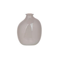 VASE 10 cm  - Hellgrau, Basics, Glas (11/10/5,5cm) - Ambia Home