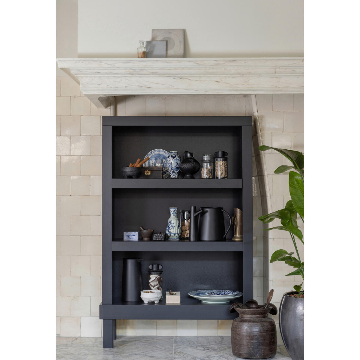 KOMMODE Bonk, 107/160/39 cm,  - Schwarz, Design, Holz (107/160/39cm) - Livetastic