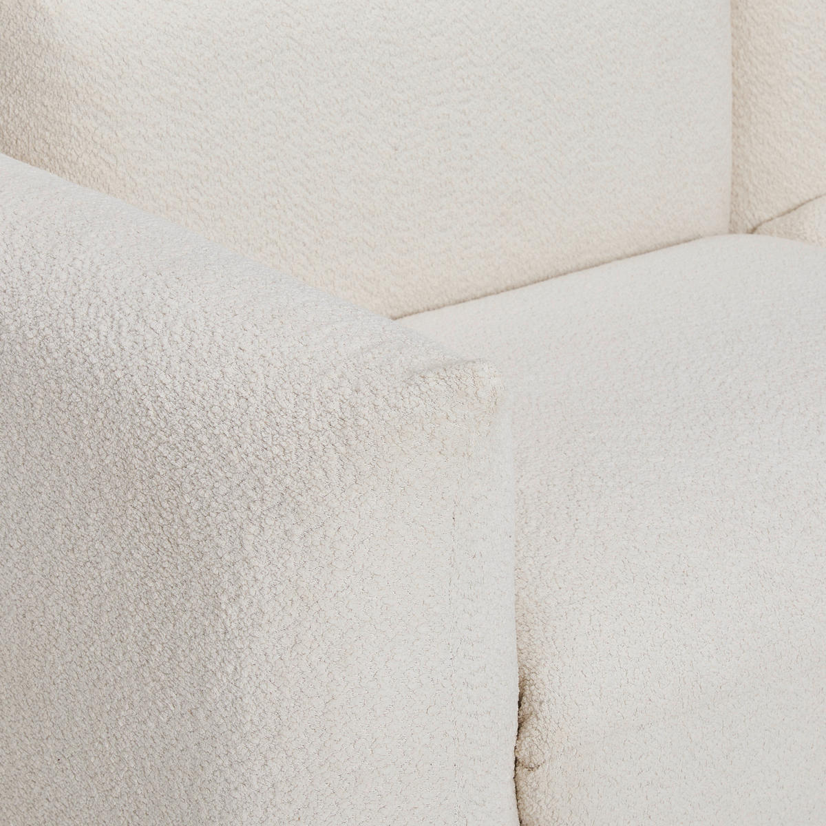 SEDACIA ZOSTAVA, textil, biela - biela/strieborná, Trend, kov/textil (218/103/75/87cm) - Livetastic