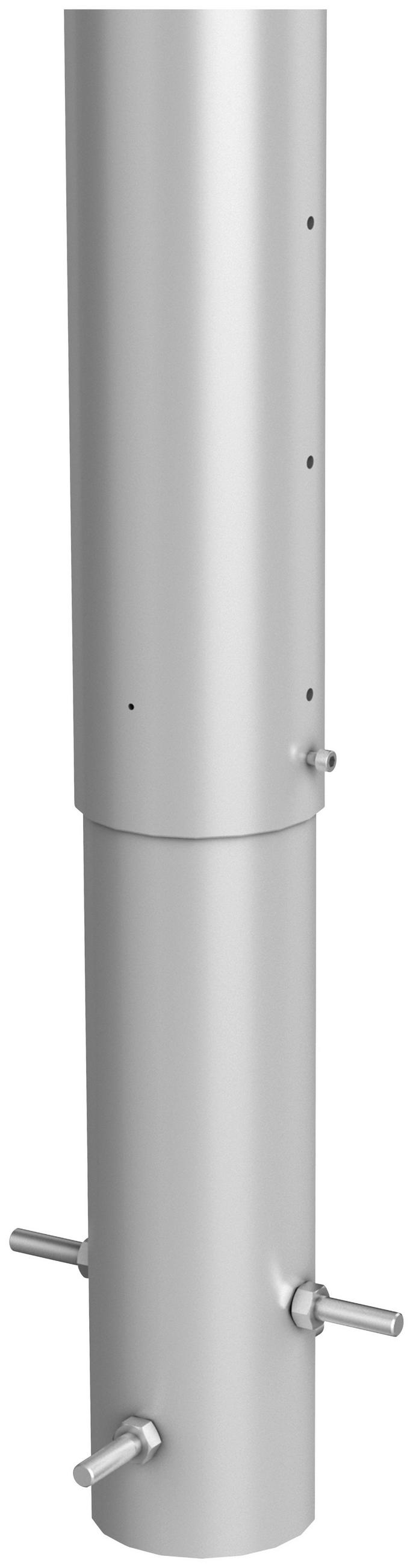 STEHER zum Einbetonieren Metall  - Silberfarben, Basics, Metall (40/95-120/40cm) - Biohort