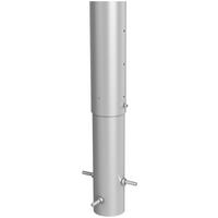 STEHER zum Einbetonieren Metall  - Silberfarben, Basics, Metall (40/140-165/40cm) - Biohort