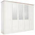 DREHTÜRENSCHRANK in Grau, Weiß - Weiß/Grau, LIFESTYLE, Glas/Holzwerkstoff (255/209/60cm) - Hom`in DREHTÜRENSCHRANK in Grau, Weiß - Weiß/Grau, LIFESTYLE, Glas/Holzwerkstoff (255/209/60cm) - Hom`in