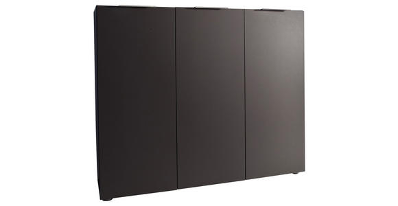 GARDEROBE 3-teilig in 175/190/39 cm - Wengefarben/Anthrazit, Design, Holzwerkstoff (175/190/39cm) - Carryhome