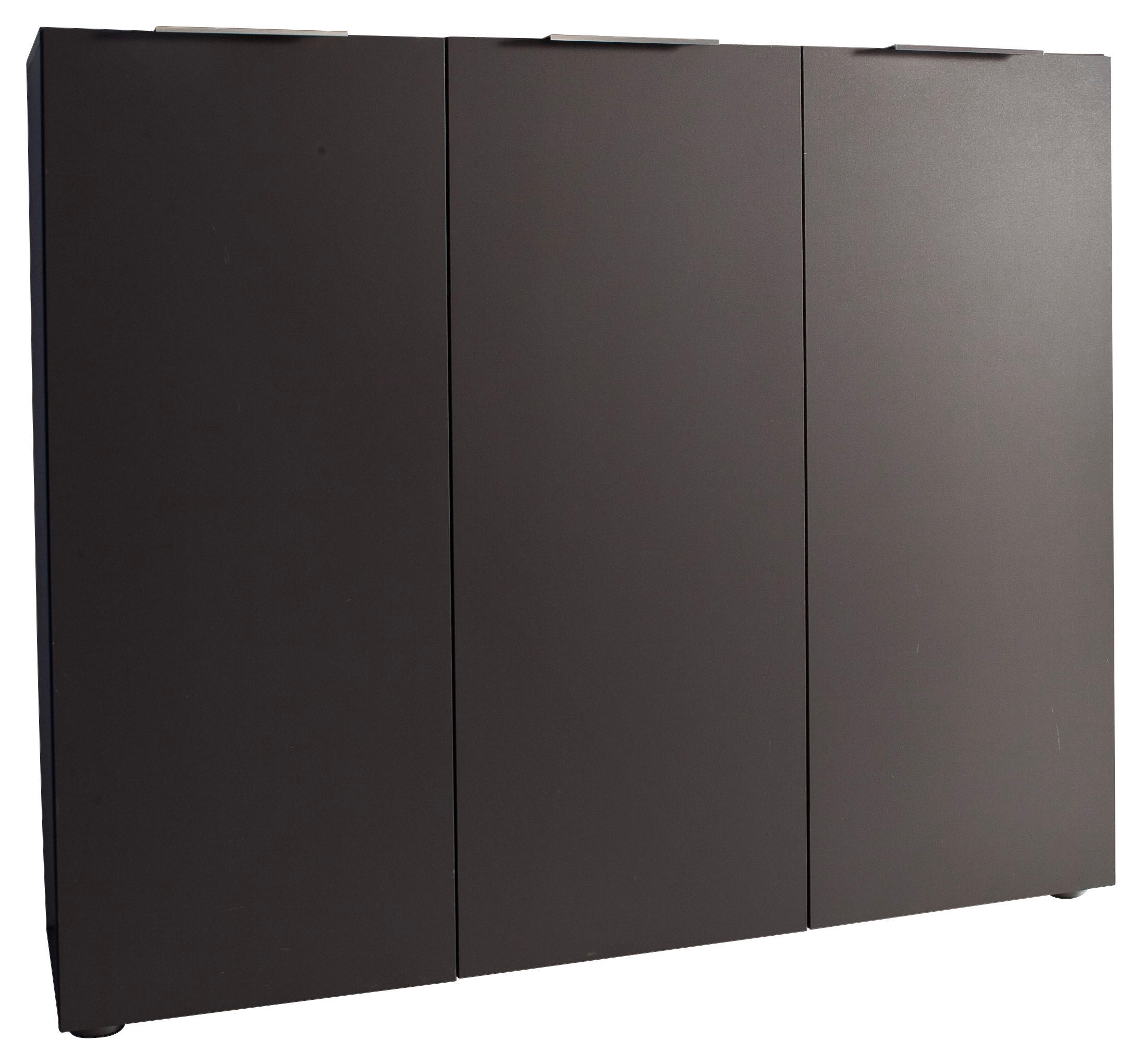 GARDEROBE 3-teilig  in 175/190/39 cm  - Wengefarben/Anthrazit, Design, Holzwerkstoff (175/190/39cm) - Carryhome