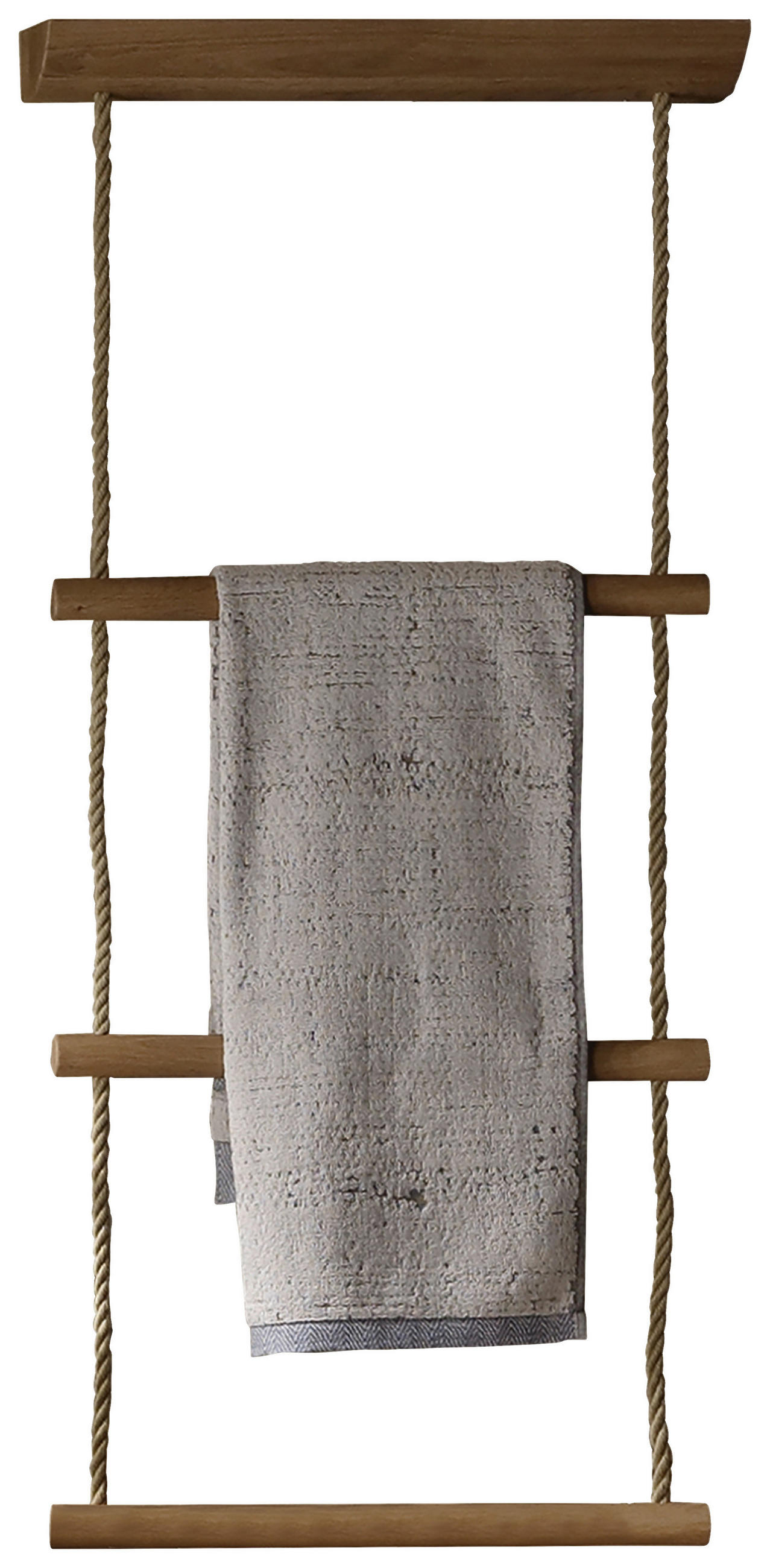 ŽEBŘÍK NA RUČNÍKY, 48/109/16 cm - barvy dubu, Konvenční, dřevo (48/109/16cm) - Voglauer