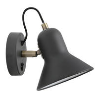 WANDLEUCHTE   - Schwarz, Basics, Metall (16.6/13.6/16.6cm)