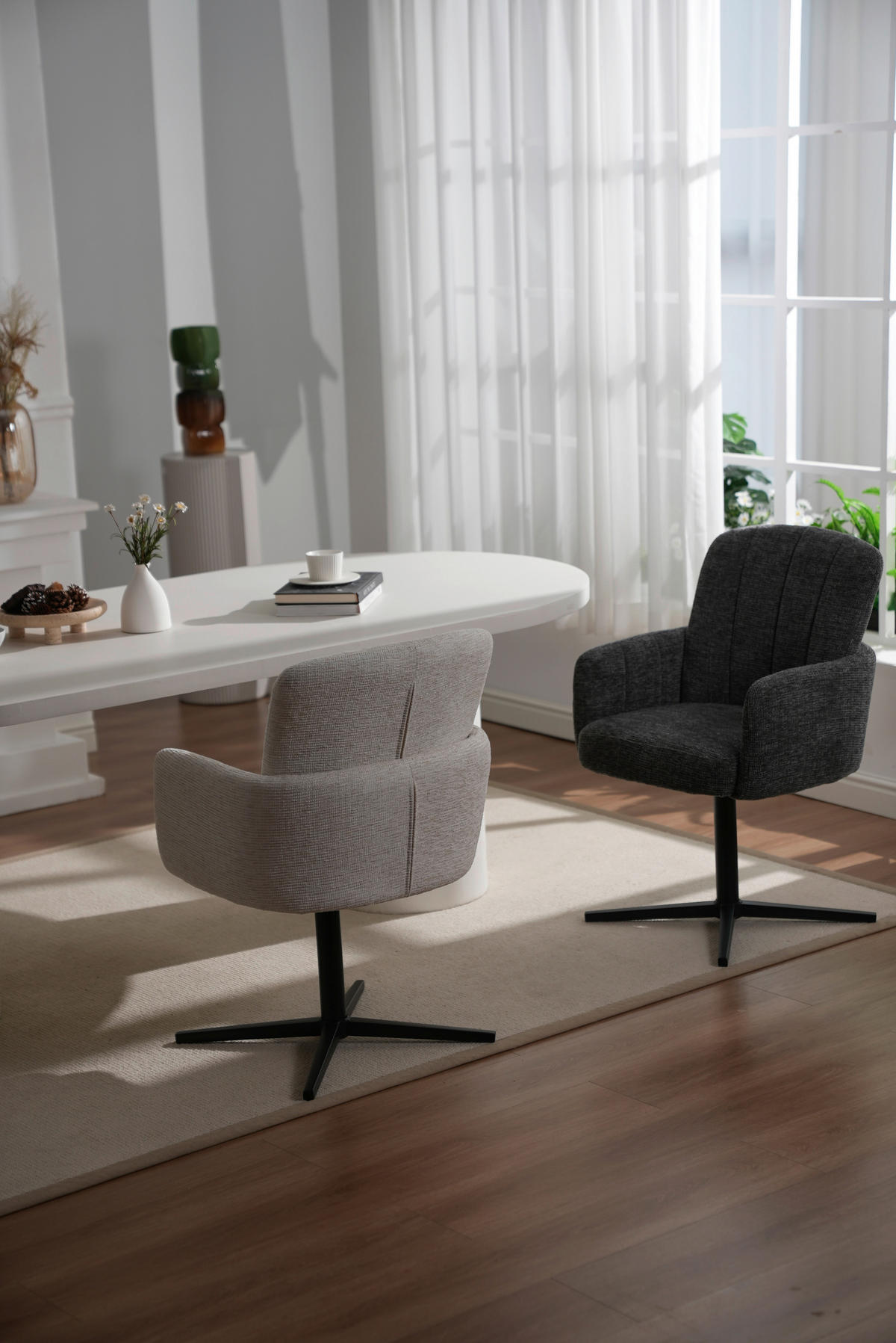 NASLANJAČ, les, kovina, tekstil bež  - črna/bež, Trendi, kovina/tekstil (58/86/64cm) - Livetastic