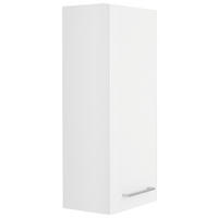 VISEČA OMARA 30/70/20 cm  - barve kroma/bela, Konvencionalno, steklo/leseni material (30/70/20cm) - Xora