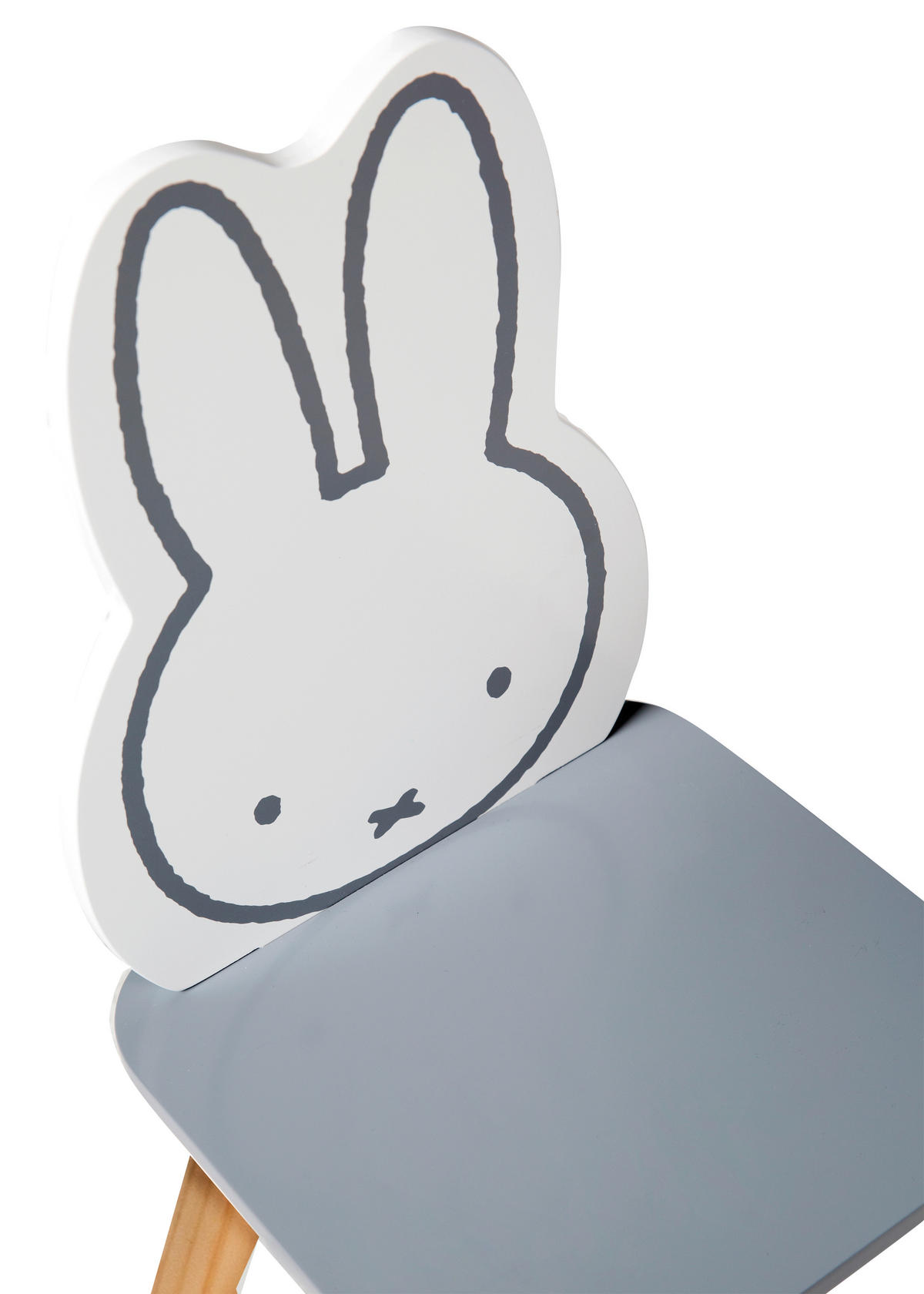 KINDERSITZGRUPPE MIFFY Weiß, Dunkelgrau  - Dunkelgrau/Weiß, Basics, Holz/Holzwerkstoff - Roba