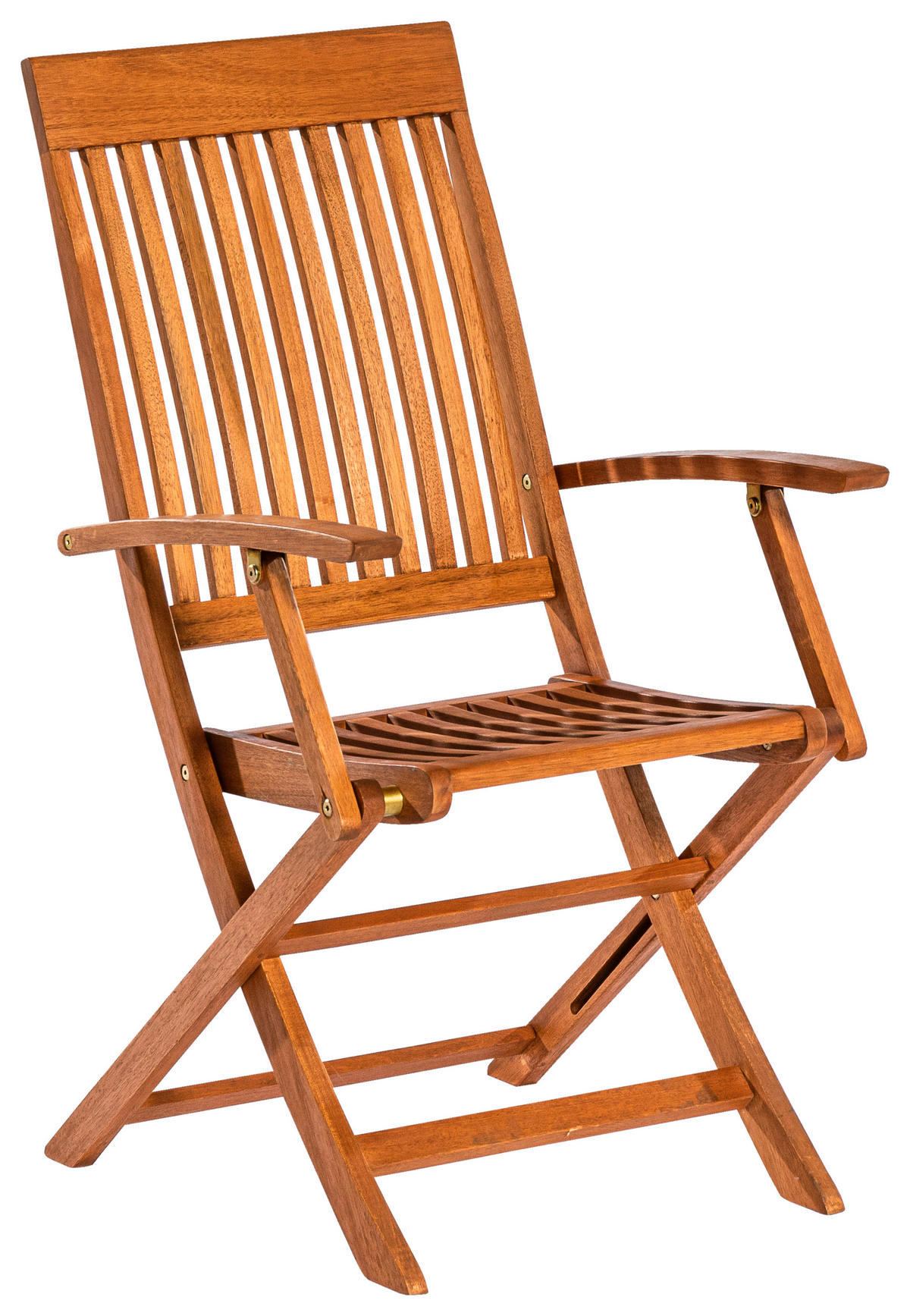 GARTENKLAPPSESSEL-SET in Holz Naturfarben  - Naturfarben, KONVENTIONELL, Holz (55,5/101cm) - Gardenson