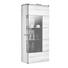 HÄNGEVITRINE Eichefarben, Grau, Sandfarben - Sandfarben/Eichefarben, Design, Glas/Kunststoff (60,2/136/34,1cm) - Hom`in HÄNGEVITRINE Eichefarben, Grau, Sandfarben - Sandfarben/Eichefarben, Design, Glas/Kunststoff (60,2/136/34,1cm) - Hom`in