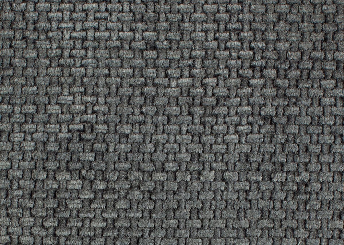 WOHNLANDSCHAFT Graphitfarben Struktur  - Schwarz/Graphitfarben, KONVENTIONELL, Kunststoff/Textil (222/358/212cm) - Carryhome