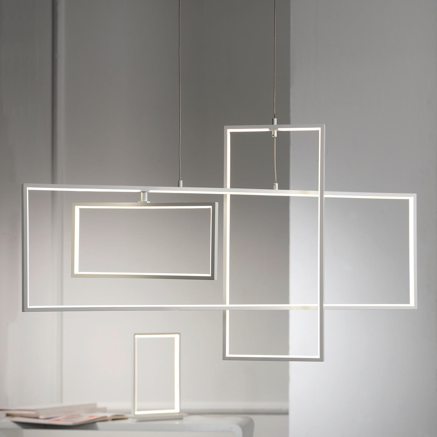 LED-TISCHLEUCHTE 22/8/32 cm   - Weiß, Design, Metall (22/8/32cm)