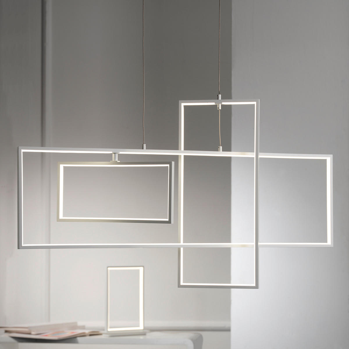 LED-TISCHLEUCHTE 22/8/32 cm   - Weiß, Design, Metall (22/8/32cm)