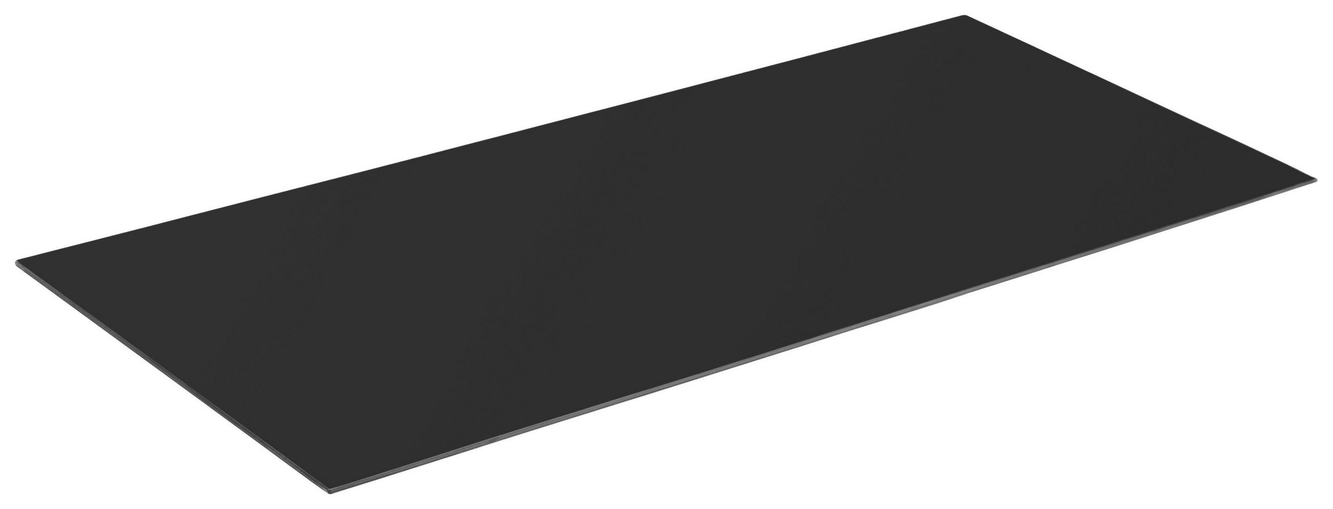 OBERPLATTE  Glas  Anthrazit  - Anthrazit, Basics, Glas (90,30/40,50/0,40cm) - Voleo