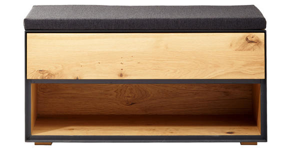 GARDEROBENBANK  in 85/44,8/38 cm  - Natur, Holz (85/44,8/38cm) - Linea Natura