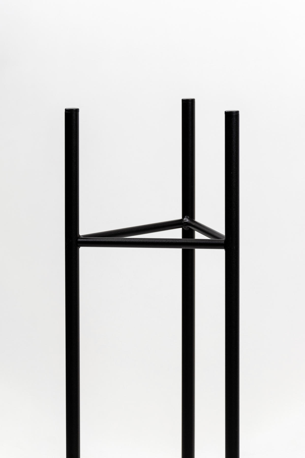 BLUMENSTÄNDER Metall  - Schwarz, Basics, Metall (23/75/23cm)