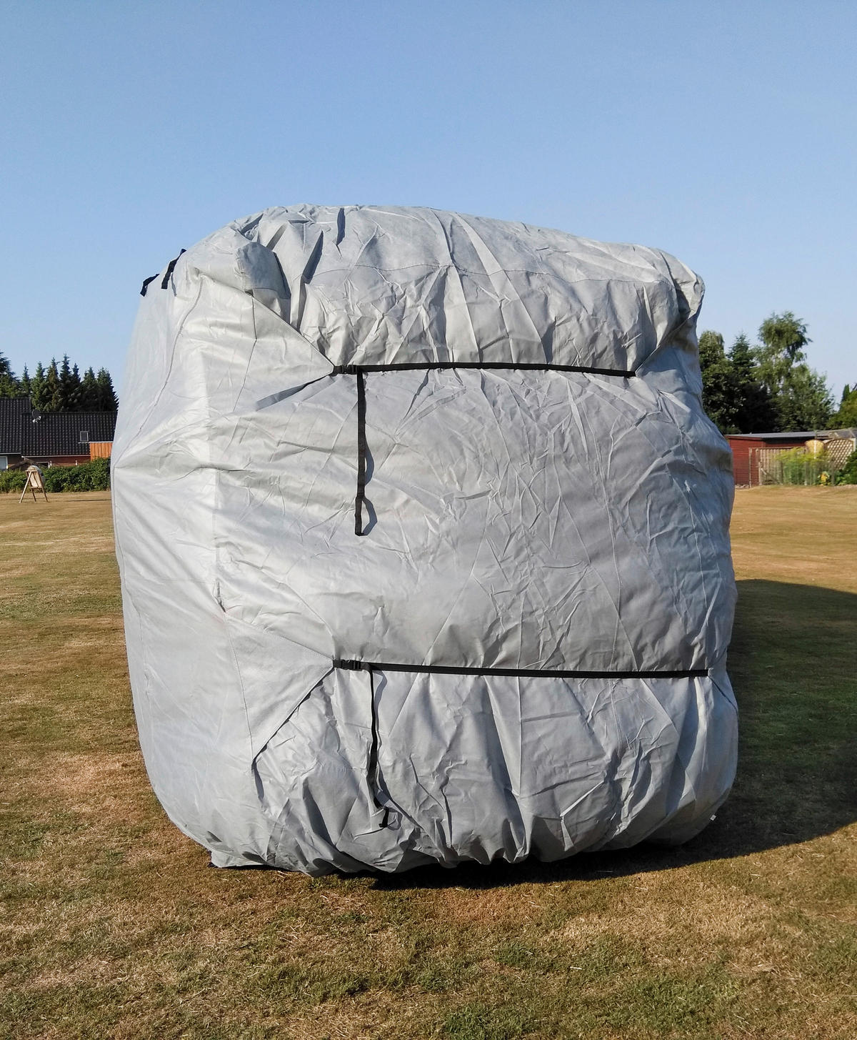ZAKRÝVACÍ PLACHTA   - šedá, Basics, plast (235/275/730cm)