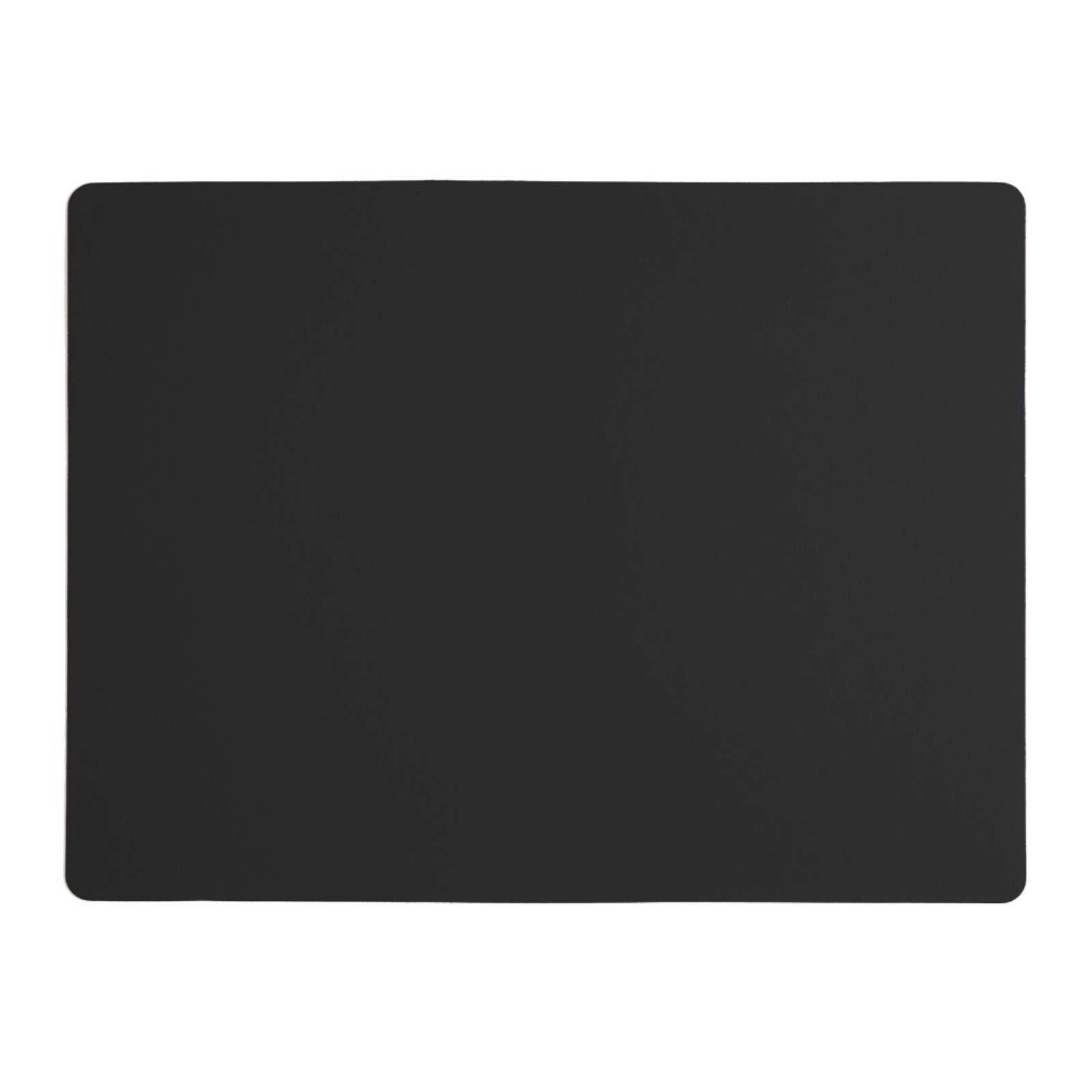 TISCHSET Leder Schwarz  - Schwarz, Basics, Leder (40/30/0.2cm)