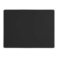 TISCHSET Leder Schwarz  - Schwarz, Basics, Leder (40/30/0.2cm)