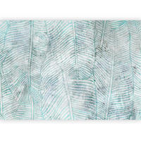 FOTOTAPET 450/315 cm  - blå/grå, Basics, textil (450/315cm) - artgeist