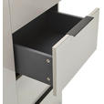KOMMODE , 90/99,7/42 cm, 4 Schublade(n)  - Kaschmir/Schwarz, Design, Glas/Holzwerkstoff (90/99,7/42cm) - Novel